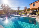 Pool und Ferienhaus sind zur Alleinnutzung